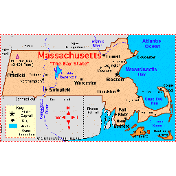 Show icon for Massachusetts: The Bay State